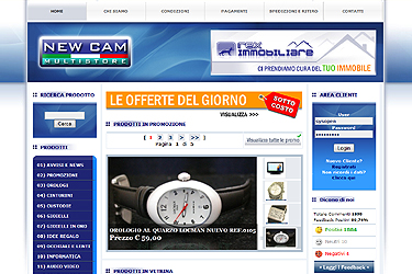 Visita il sito www.newcammultistore.it Visita il e-commerce www.newcammultistore.it